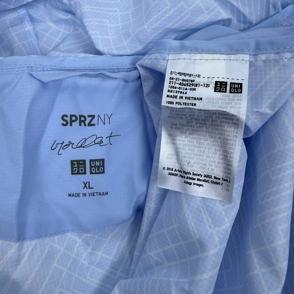 NWOT: Uniqlo Sky Blue Pocketable Parka - Picture 2 of 7